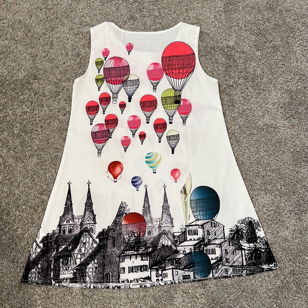 Colorful sleeveless tunic - Picture 2 of 2